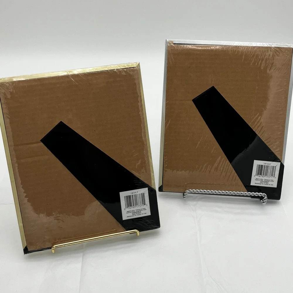Connoisseur Photo Frame Set 8x10 Gold Silver Ornate Decorative 2 Pack